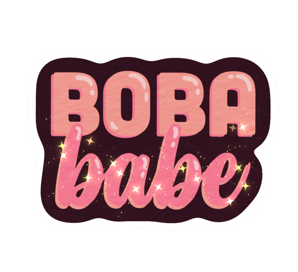 Boba Tea "Boba Babe"  Sticker
