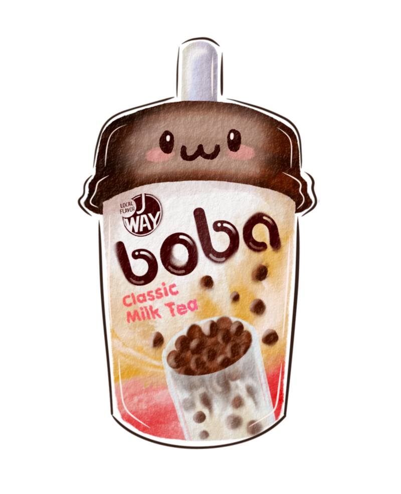 Milk Tea Boba Sticker