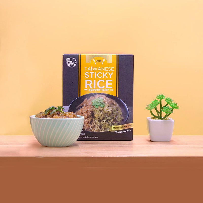 J WAY - Taiwanese Sticky Rice (You Fan) - 2 Packets (7 oz. each) - J WAY FOODS